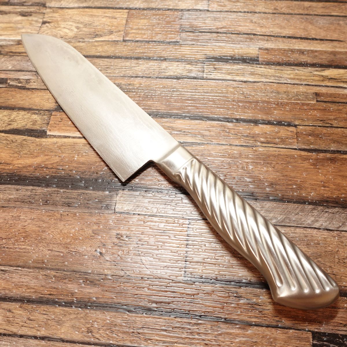 Couteau Santoku Tojiro-Pro, aiguisé, Damas, couteau tout usage, Tojiro-Pro, avec gravure du nom