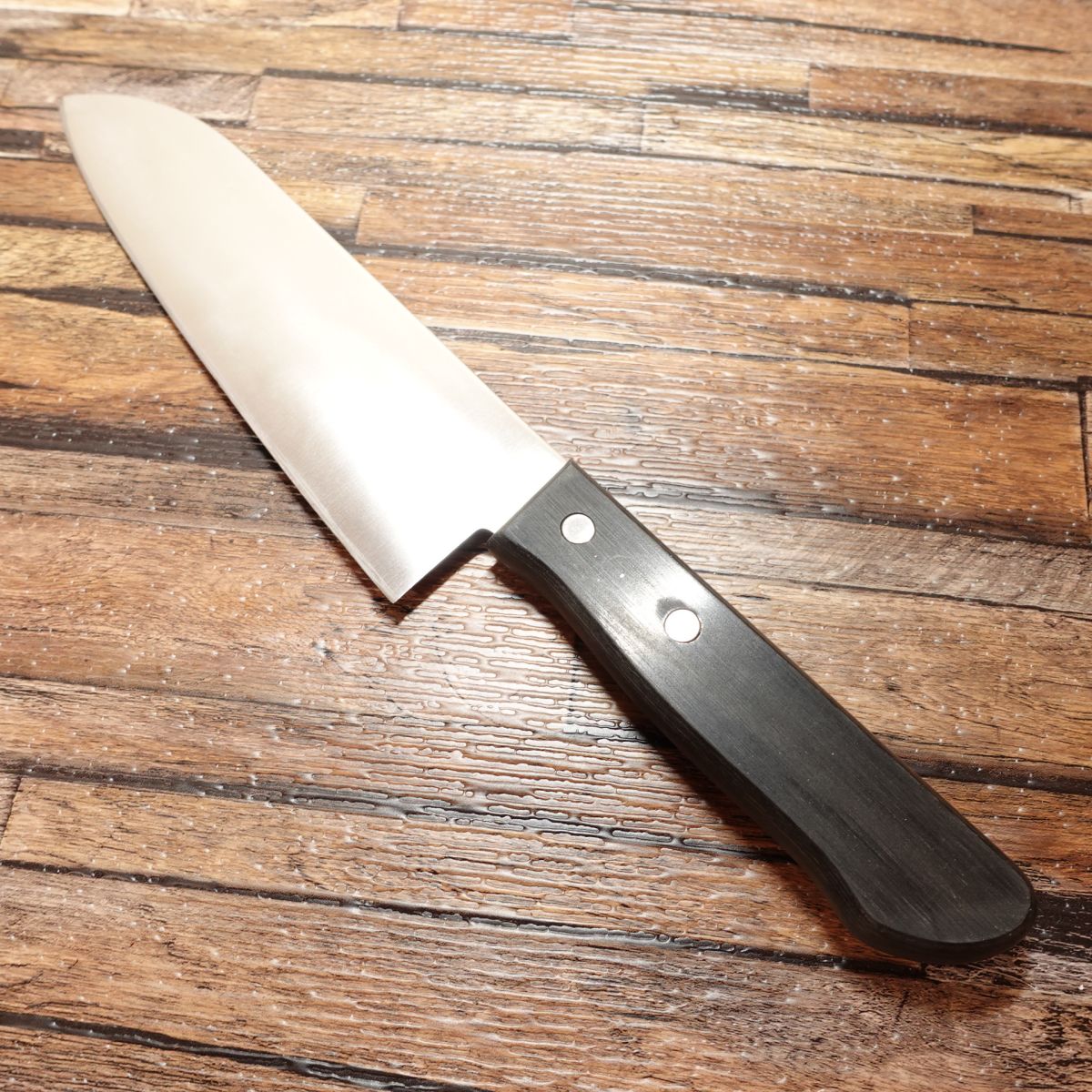 Toshiro Kandagawa Santoku Knife, Sharpened, All-purpose Knife, Stainless Steel