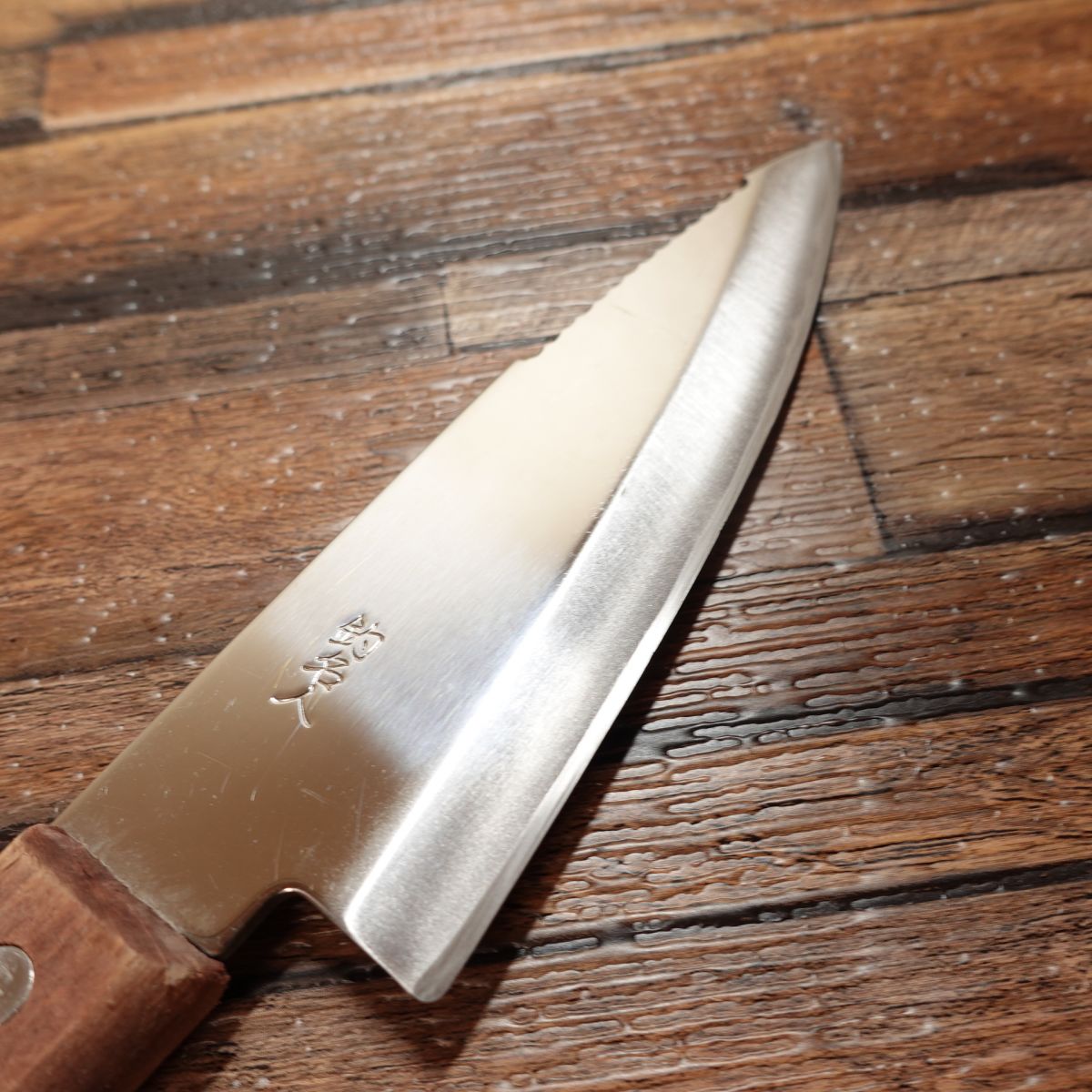 Snow Peak Tsuri Meijin Knife, Sharpened, Aji Kiri Knife, Discontinued, Funayuki Deba Knife, Nearly Unused