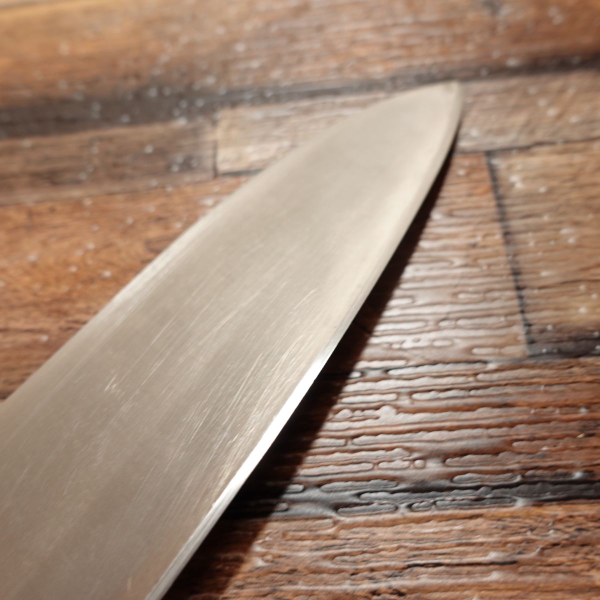 Seki-Magoroku Momoyama Santoku Knife, Sharpened, All-purpose Knife, Hon-Warikomi, 3-layered Knife, KAI