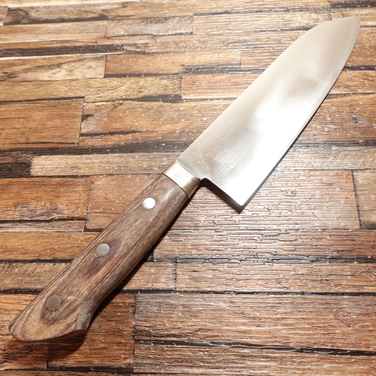 Couteau Santoku MSC Masahiro, aiguisé, couteau tout usage, acier inoxydable, n° 1000