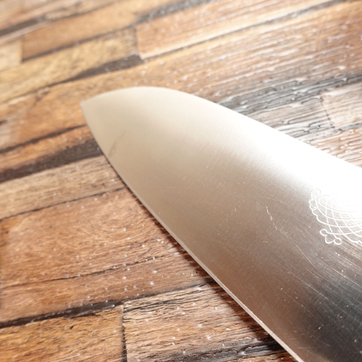 Couteau Santoku MSC Masahiro, aiguisé, couteau tout usage, acier inoxydable, n° 1000