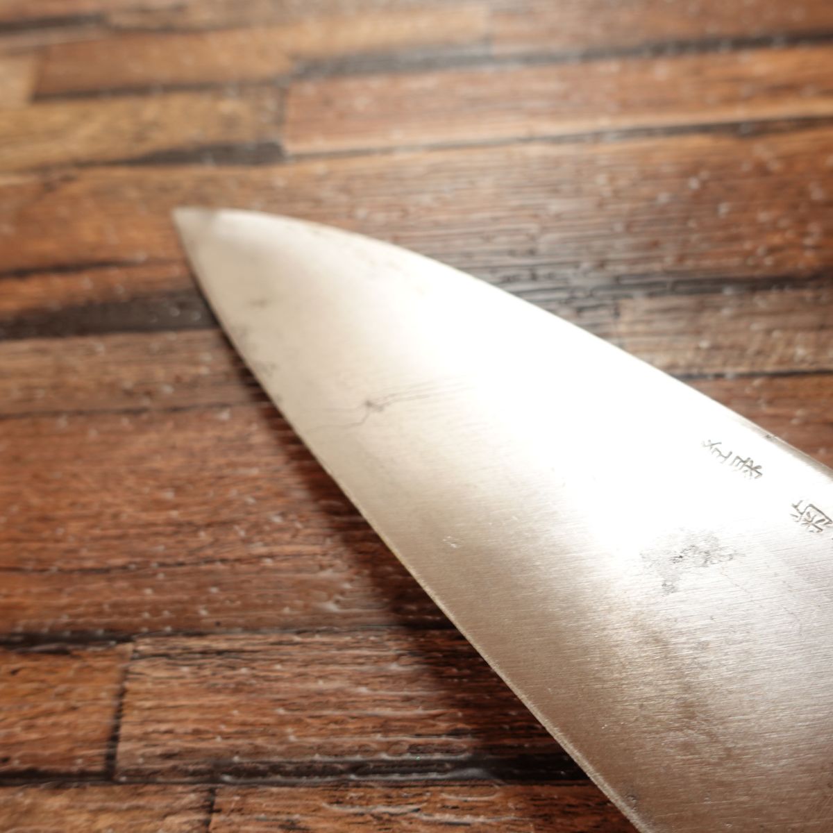 Kikuhiko Deba Knife, Sharpened, Single-edged, Japanese Knife, Thick Blade