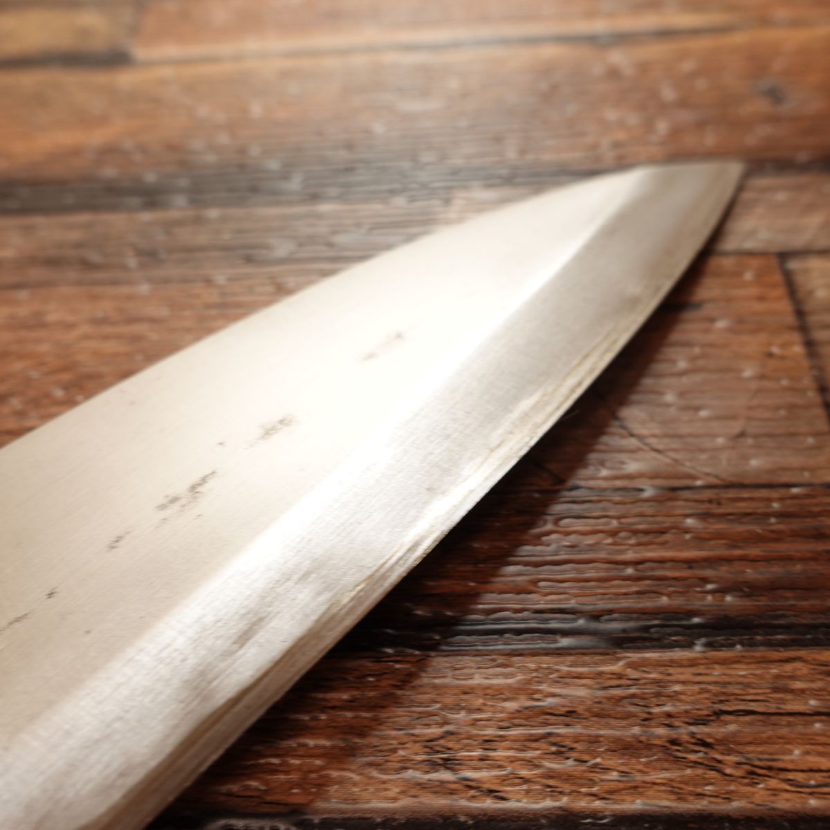 Kikuhiko Deba Knife, Sharpened, Single-edged, Japanese Knife, Thick Blade