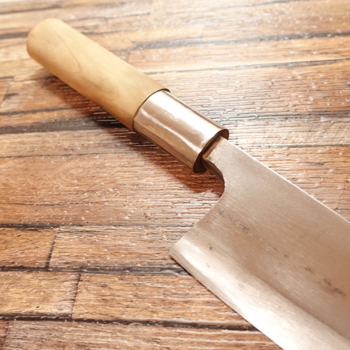 Kikuhiko Deba Knife, Sharpened, Single-edged, Japanese Knife, Thick Blade