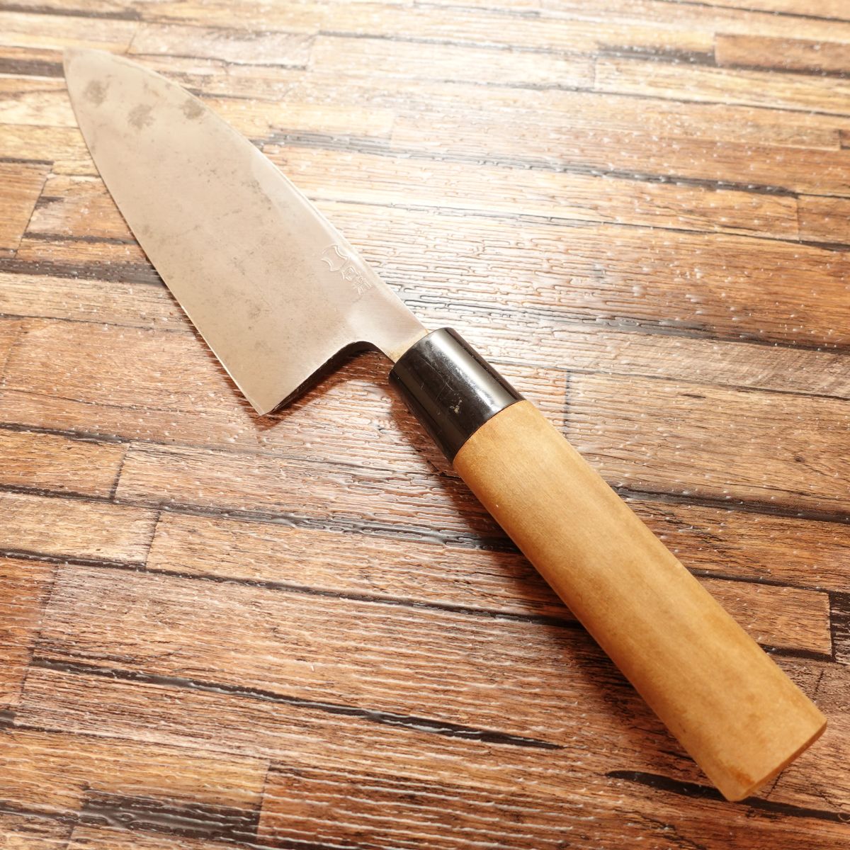 Kanekiyo Deba Knife, Sharpened, Single-edged, Japanese Knife, Thick Blade, Inoue