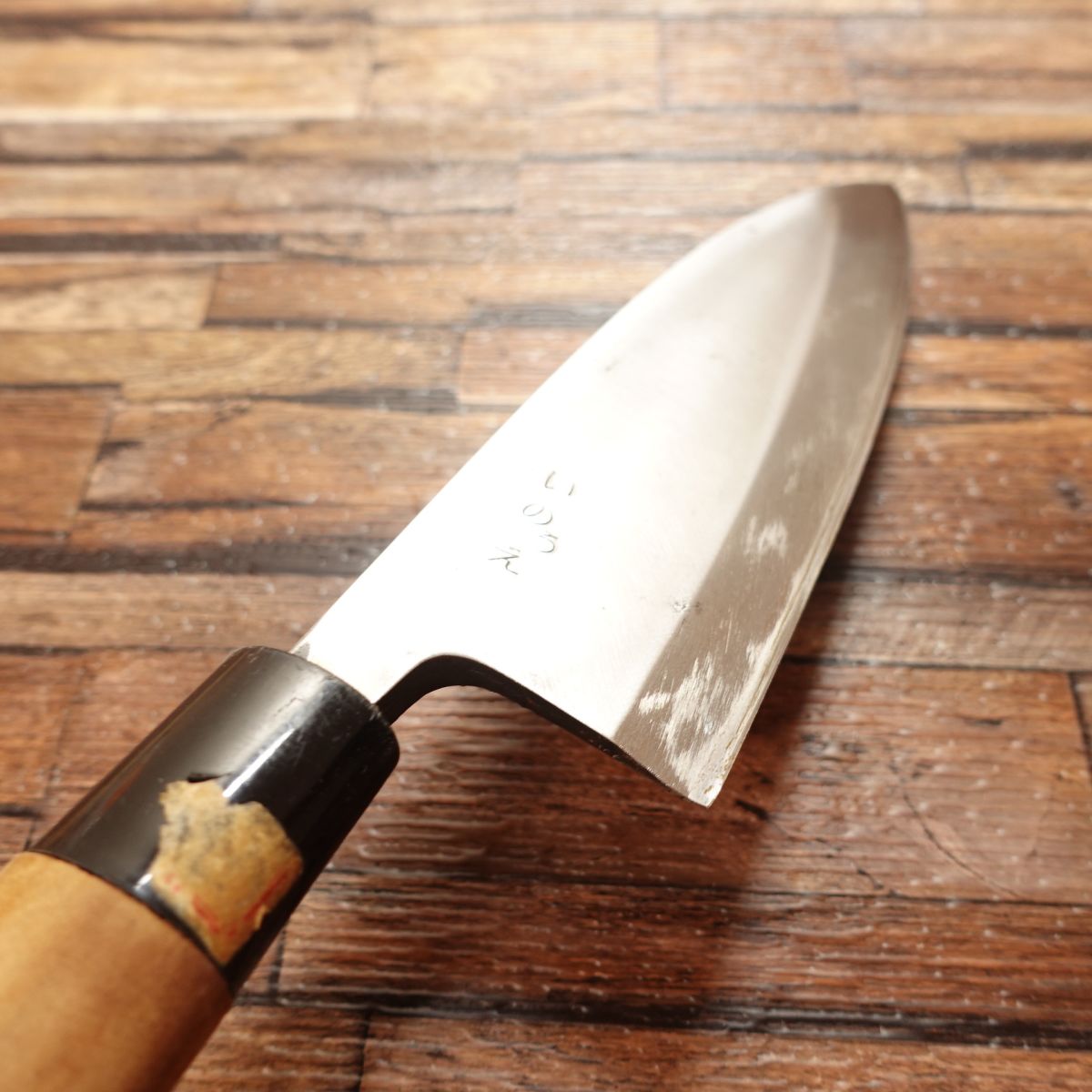 Kanekiyo Deba Knife, Sharpened, Single-edged, Japanese Knife, Thick Blade, Inoue