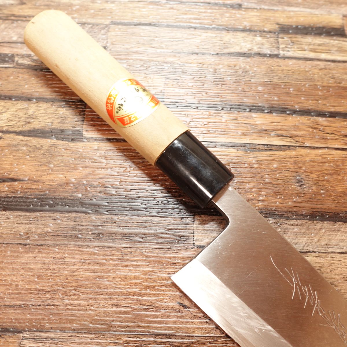 Sakai Takayuki Deba Knife, Sharpened, Stainless Steel, Nearly Unused, With Sticker