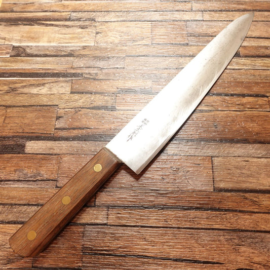 Masahiro Gyuto, Couteau de chef, aiguisé, à double tranchant, en acier, couteau tout usage