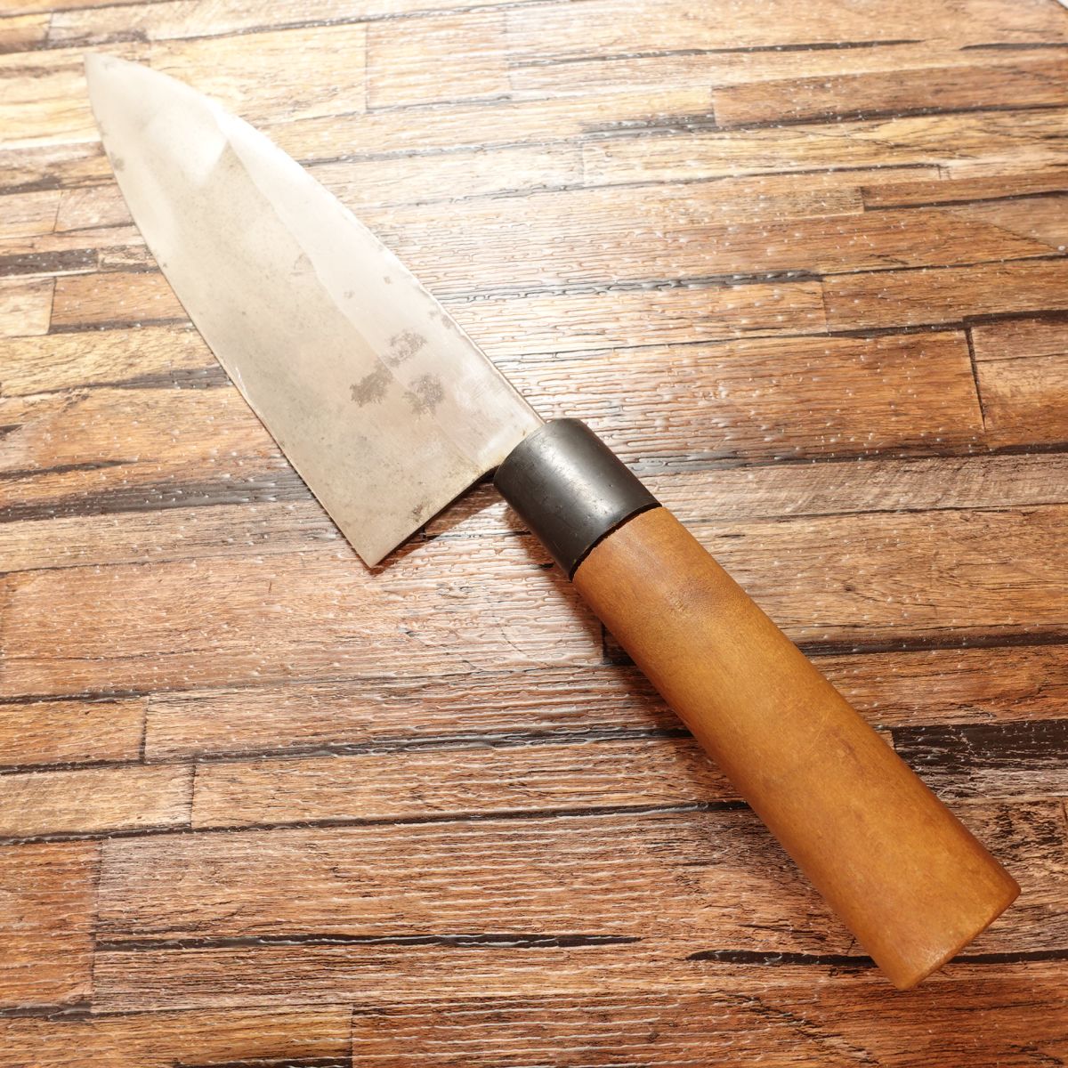 Yoshinari Large Deba Knife, Sharpened, Single-edged, Japanese Knife, Steel