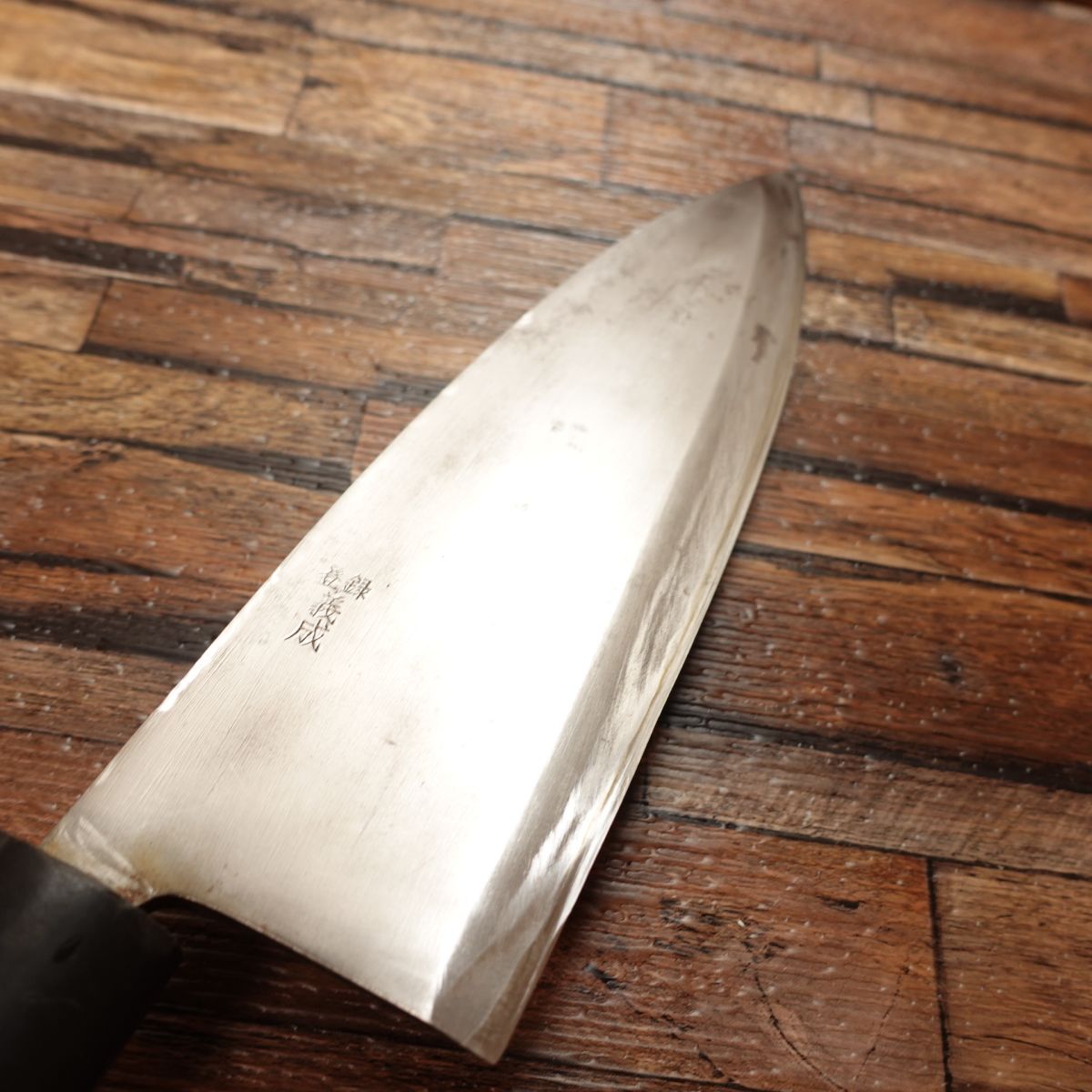 Yoshinari Large Deba Knife, Sharpened, Single-edged, Japanese Knife, Steel