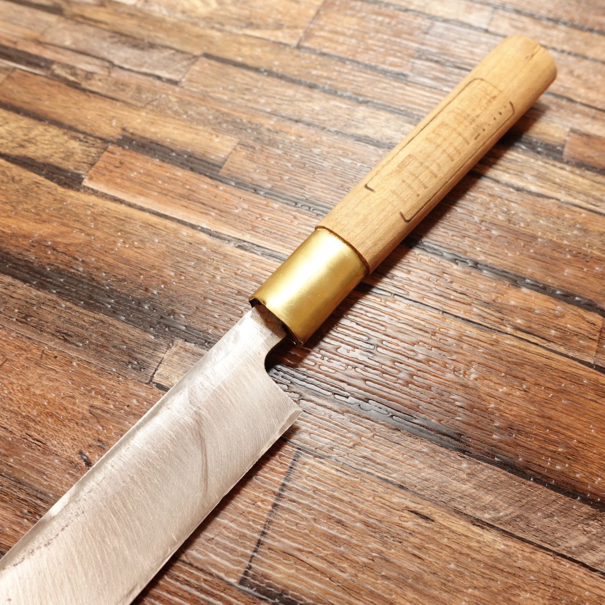 Couteau Sakai Kikumori Yanagiba, aiguisé, couteau à sashimi, simple tranchant, couteau japonais, acier, Yanagi