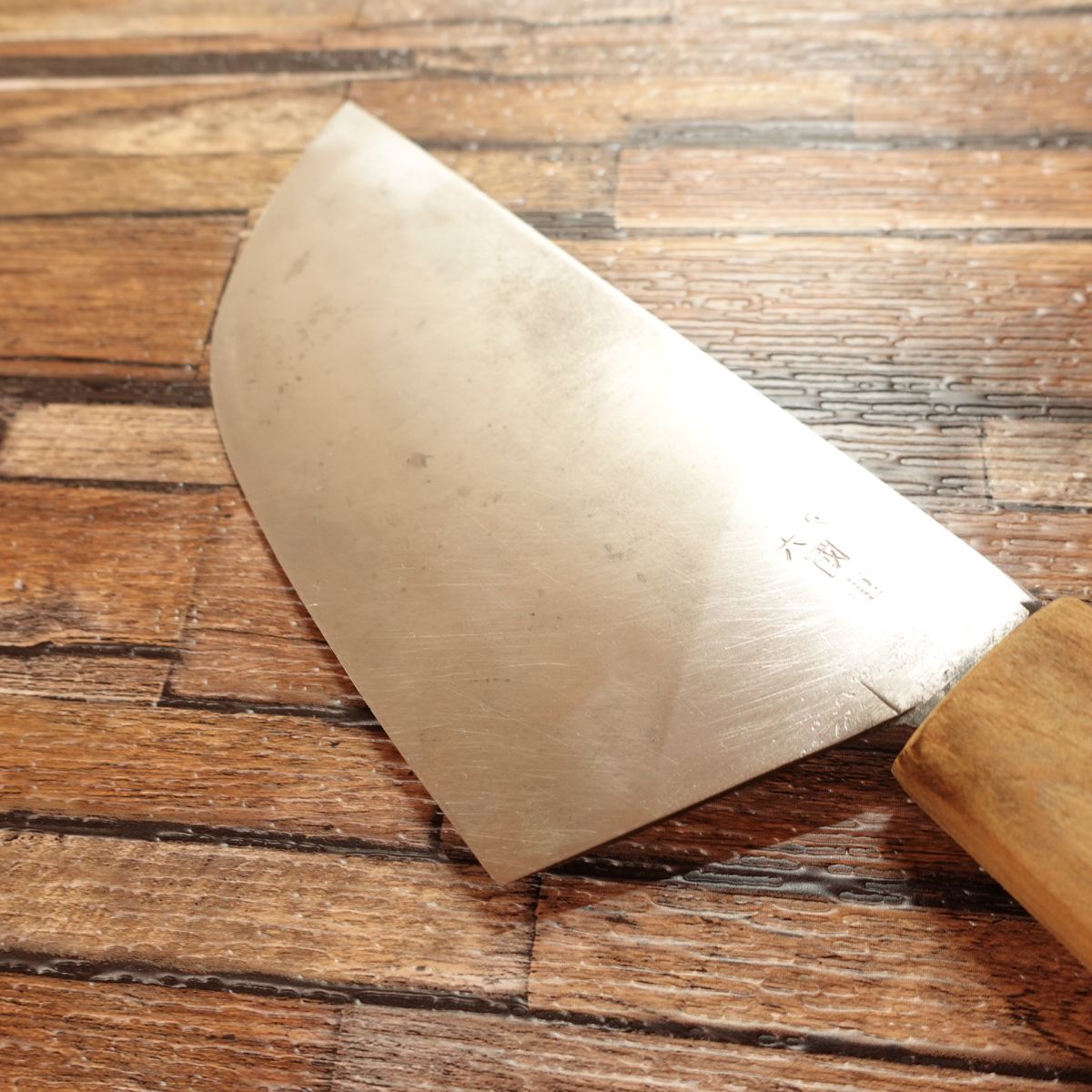 Kunishige Tatami Knife, Sharpened, Osaka Tenroku, Single-edged, Steel, Round Knife, Deba, Special Knife, Harvesting