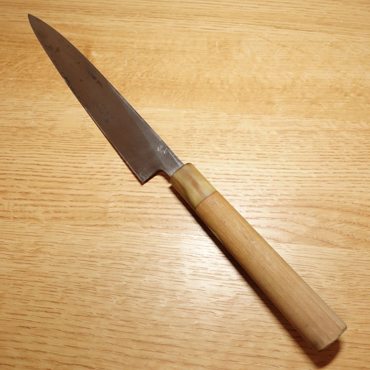 Sakai Kanetaka Yanagiba Knife, Sharpened, Water Buffalo Horn Handle, Sashimi Knife, With Sakai Tourism Association Seal, Single-edged