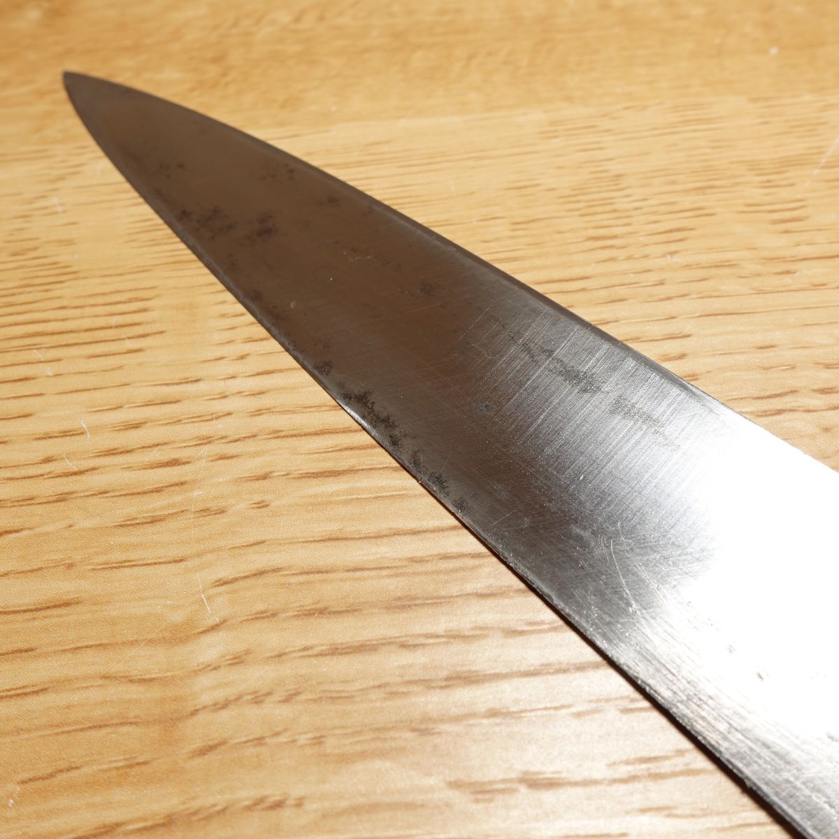 Couteau Sakai Kanetaka Yanagiba, aiguisé, manche en corne de buffle d'eau, couteau à sashimi, avec sceau de l'association touristique de Sakai, à un seul tranchant