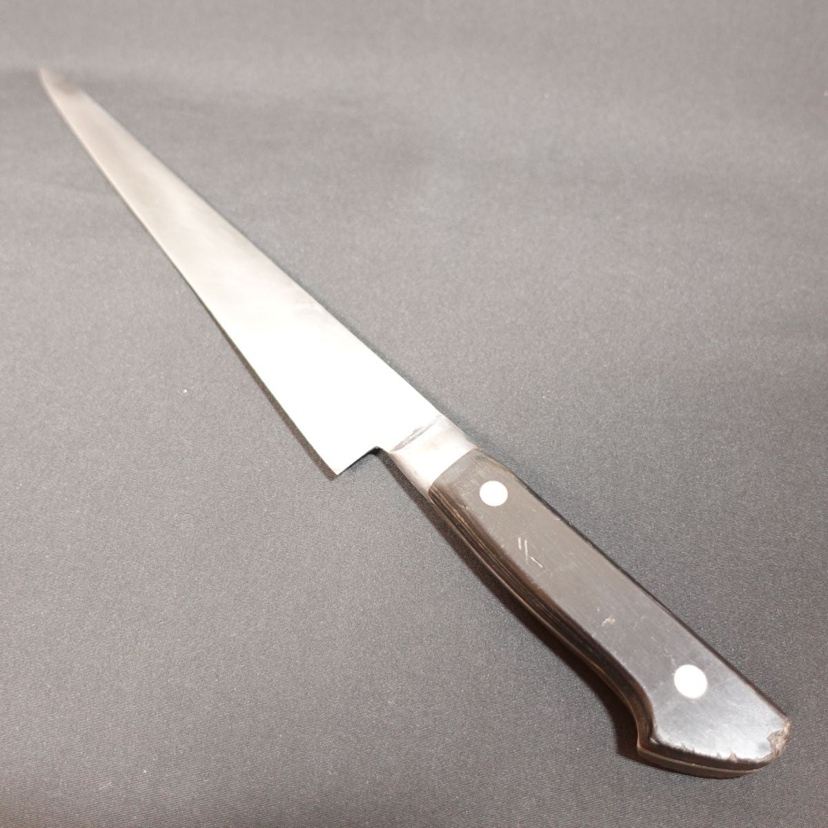 Minamoto Kanemasa Sujihiki, Sharpened, Single-edged, Slicer, Western Knife, Also for Sashimi, Yanagi, With Engraved Handle