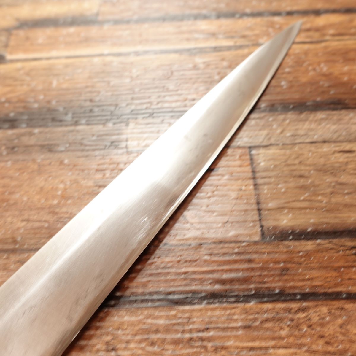 Masamoto Yanagiba Knife, Sharpened, Water Buffalo Horn Handle, Sashimi Knife, Well Maintained