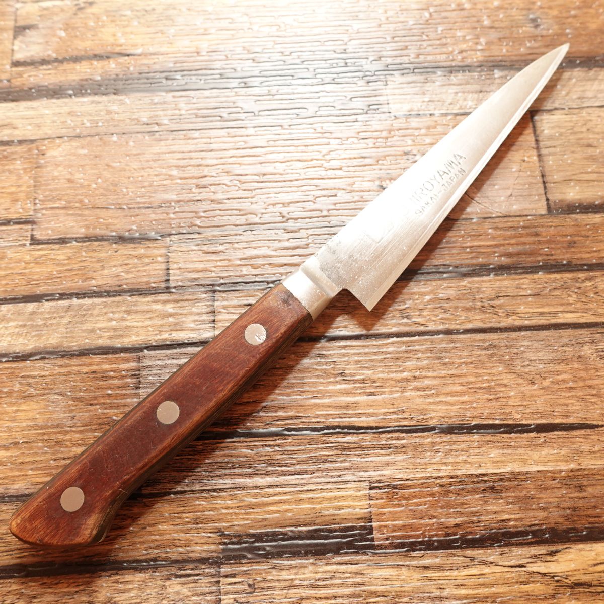 Shiroyama Cutlery Works Petty Knife, Sharpened, Fruit Knife, Steel, Single-edged Inclined 8:2, SHIROYAMA