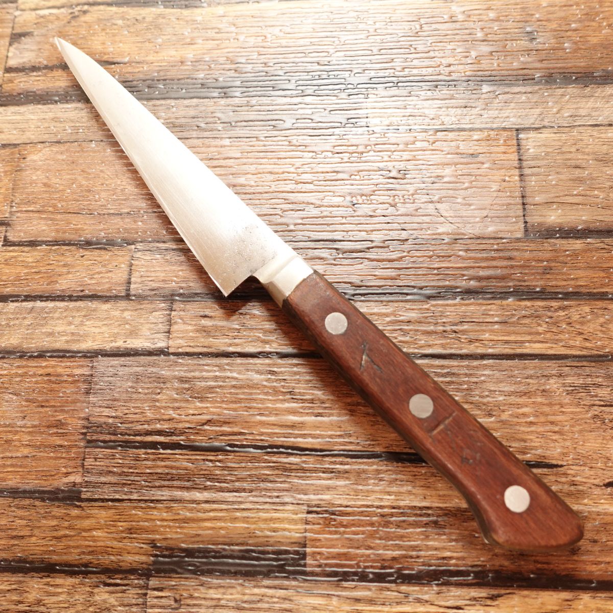 Shiroyama Cutlery Works Petty Knife, geschärft, Obstmesser, Stahl, einschneidig, geneigt 8:2, SHIROYAMA