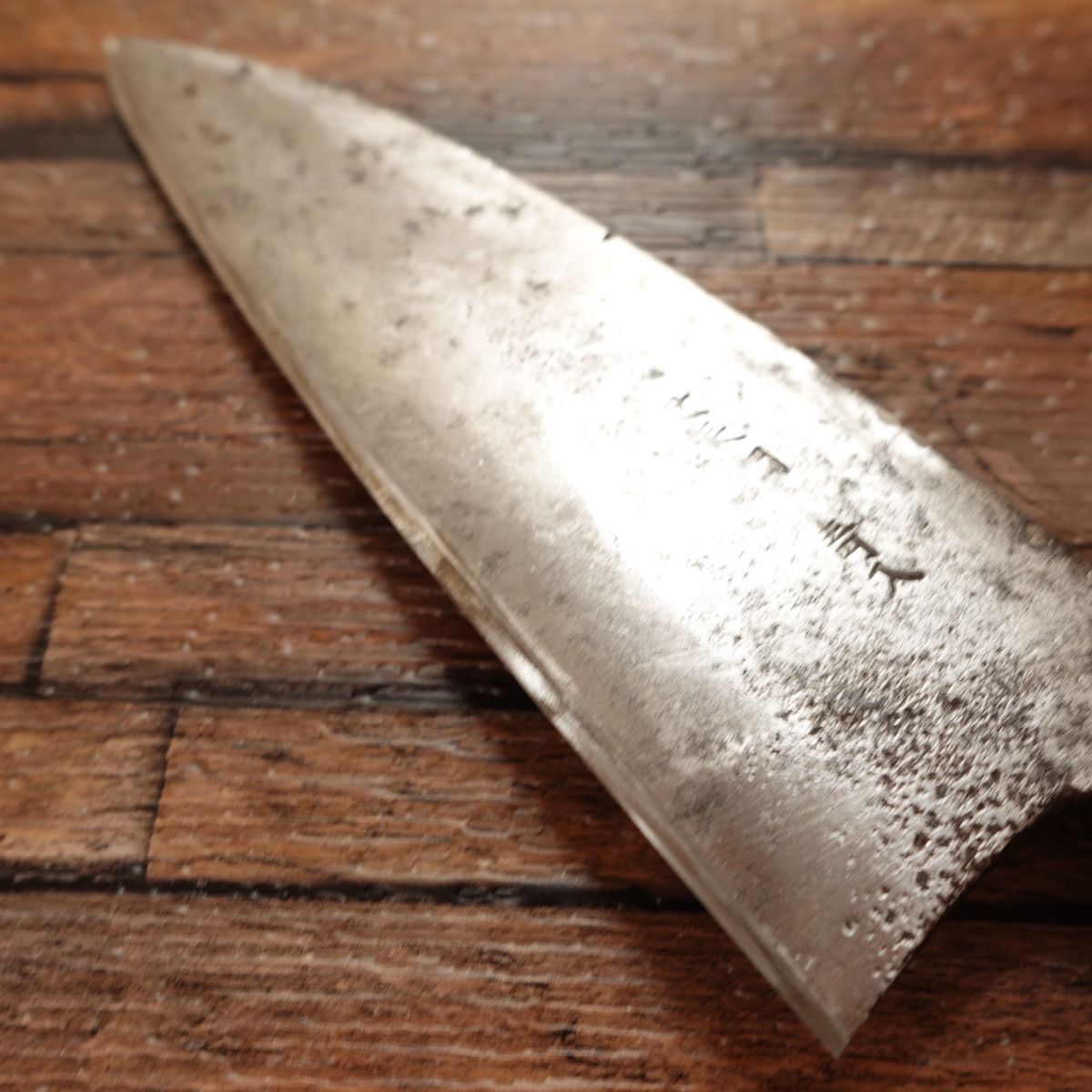 Tosa Yasuki Steel Aogami Santoku Allzweckmesser, geschärft, Deba, zweischneidig