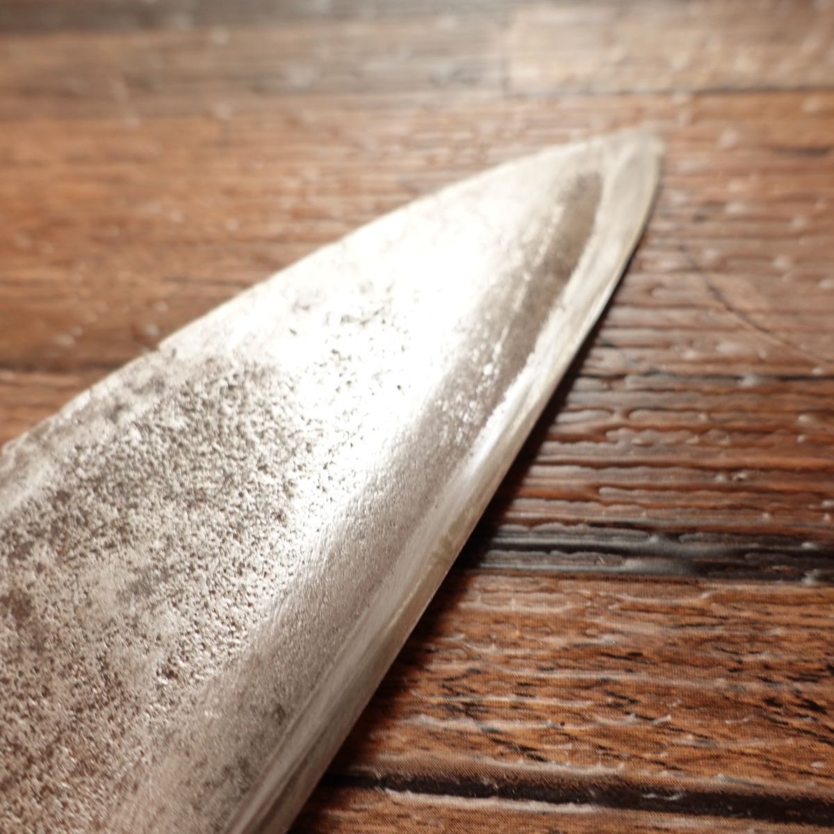 Tosa Yasuki Steel Aogami Santoku Allzweckmesser, geschärft, Deba, zweischneidig