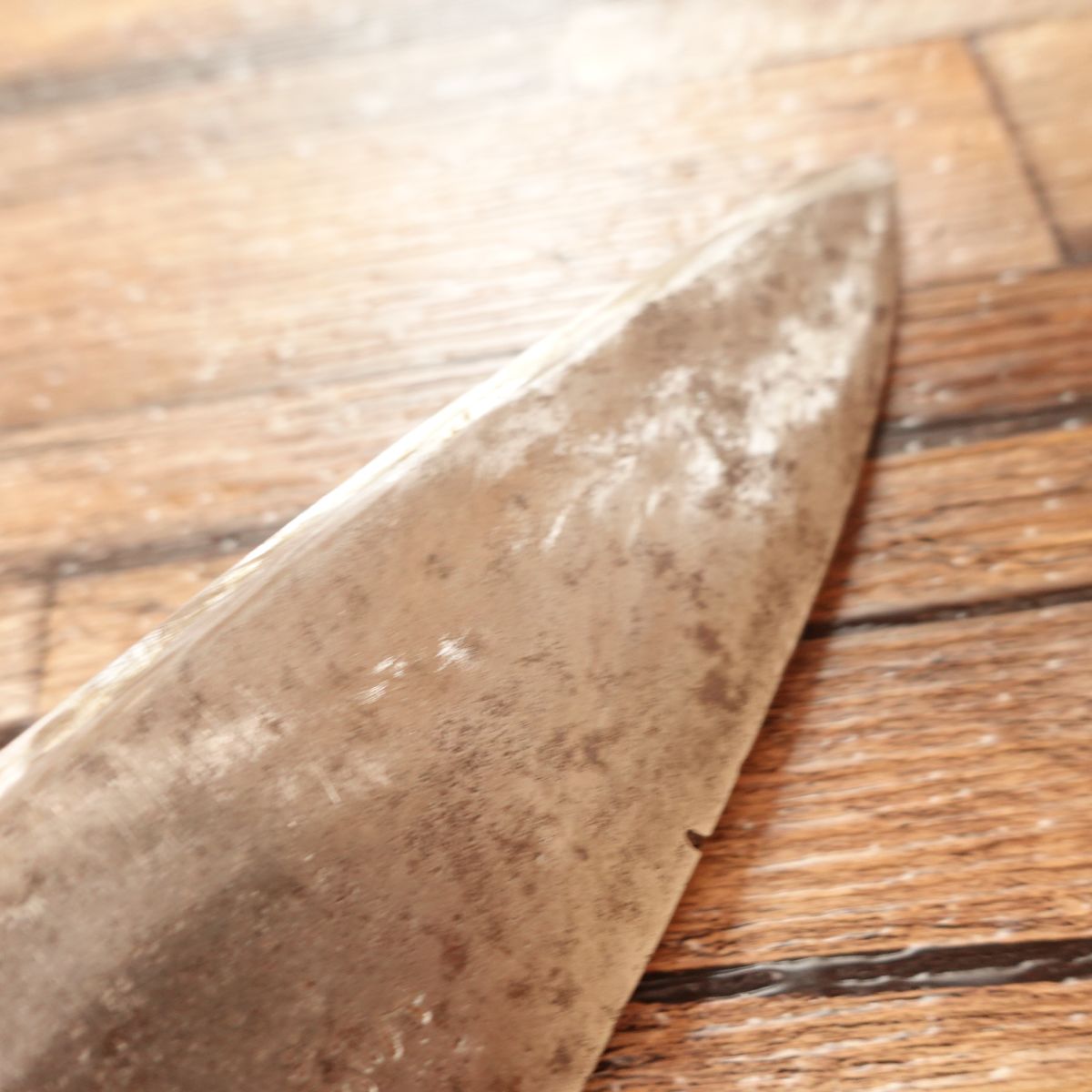 Tosa Yasuki Steel Aogami Santoku Allzweckmesser, geschärft, Deba, zweischneidig