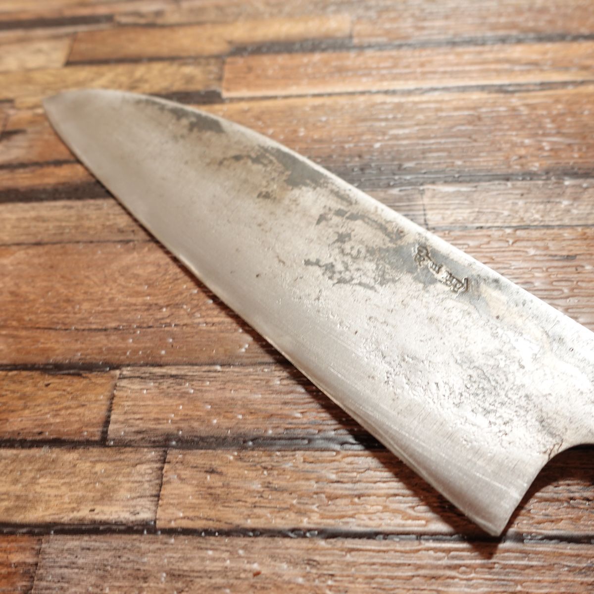 Miyako-Sando Santoku Knife, Sharpened, Black Forged, All-purpose Knife, Miyakonojo