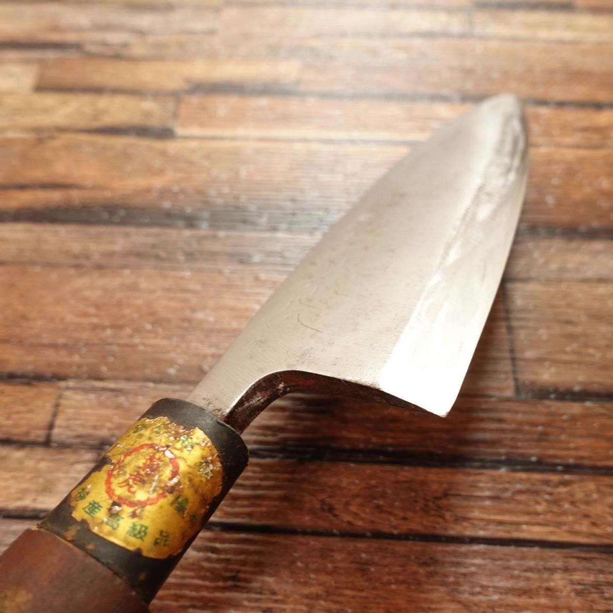 Sakai Kikutora Deba Knife, Sharpened, Single-edged, Steel, With Sticker