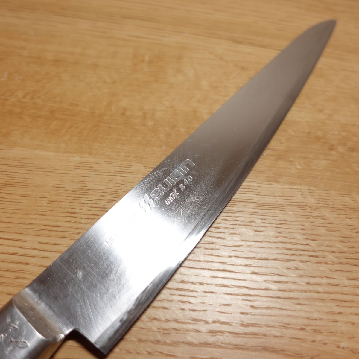 Suisin Sujihiki, geschärft, SUISIN Gyuto, Aufschnittmaschine, einschneidig, westliches Messer, auch für Sashimi, Yanagi, Kimagure Cook, Edelstahl