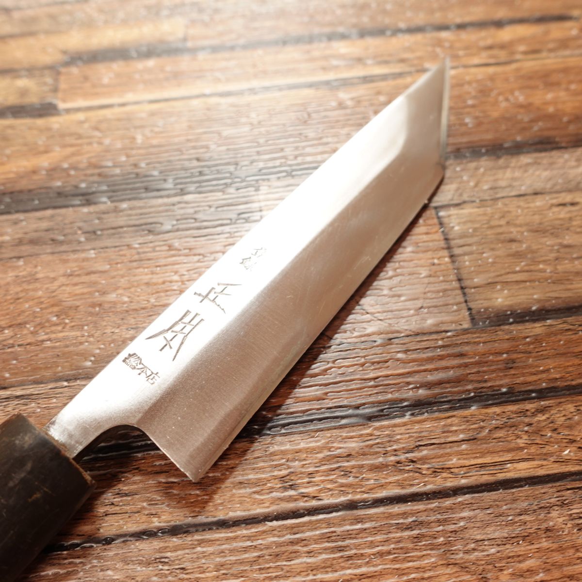 Masamoto Sohonten Unagi Saki Knife, Sharpened, Eel Knife, Water Buffalo Horn Handle, Steel