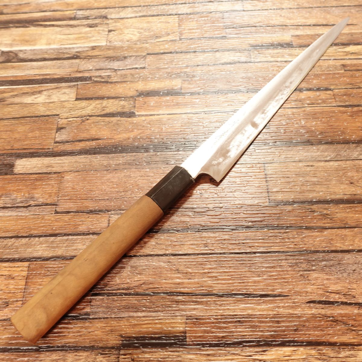 Azumaminamotono Masatame Yanagiba Knife, Sharpened, Sashimi Knife, Single-edged