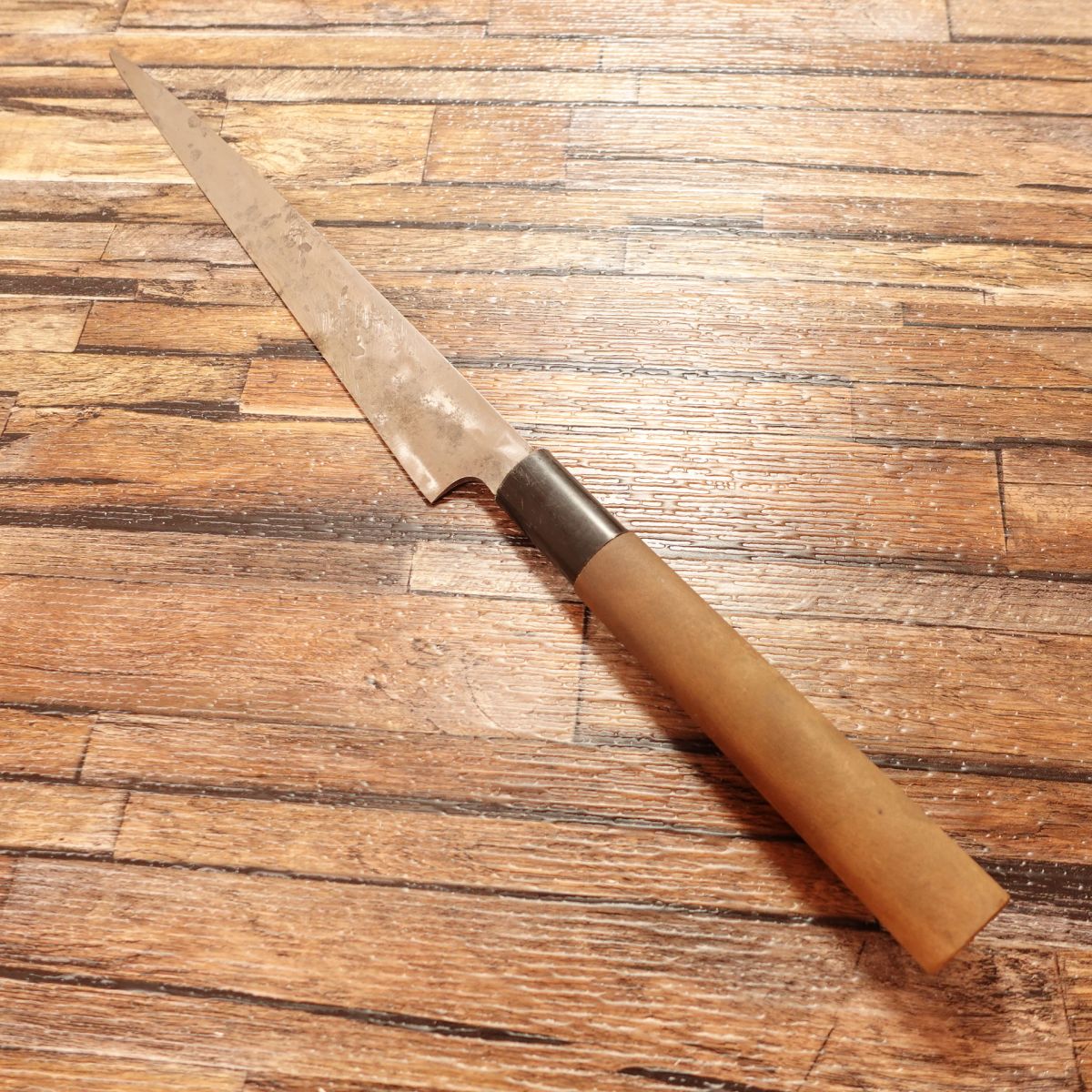 Azumaminamotono Masatame Yanagiba Knife, Sharpened, Sashimi Knife, Single-edged