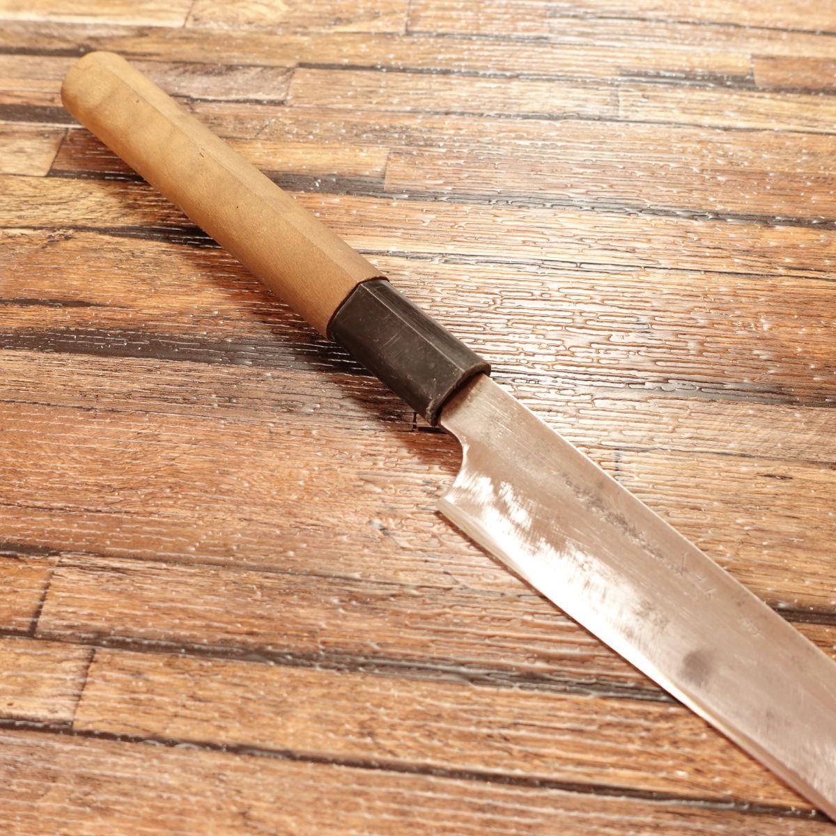 Azumaminamotono Masatame Yanagiba Knife, Sharpened, Sashimi Knife, Single-edged