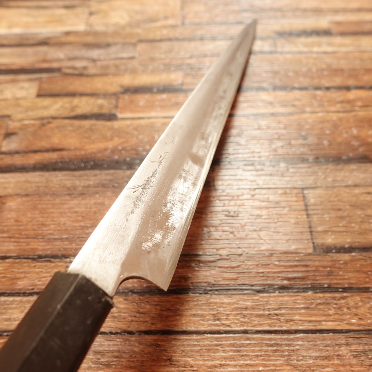 Azumaminamotono Masatame Yanagiba Knife, Sharpened, Sashimi Knife, Single-edged