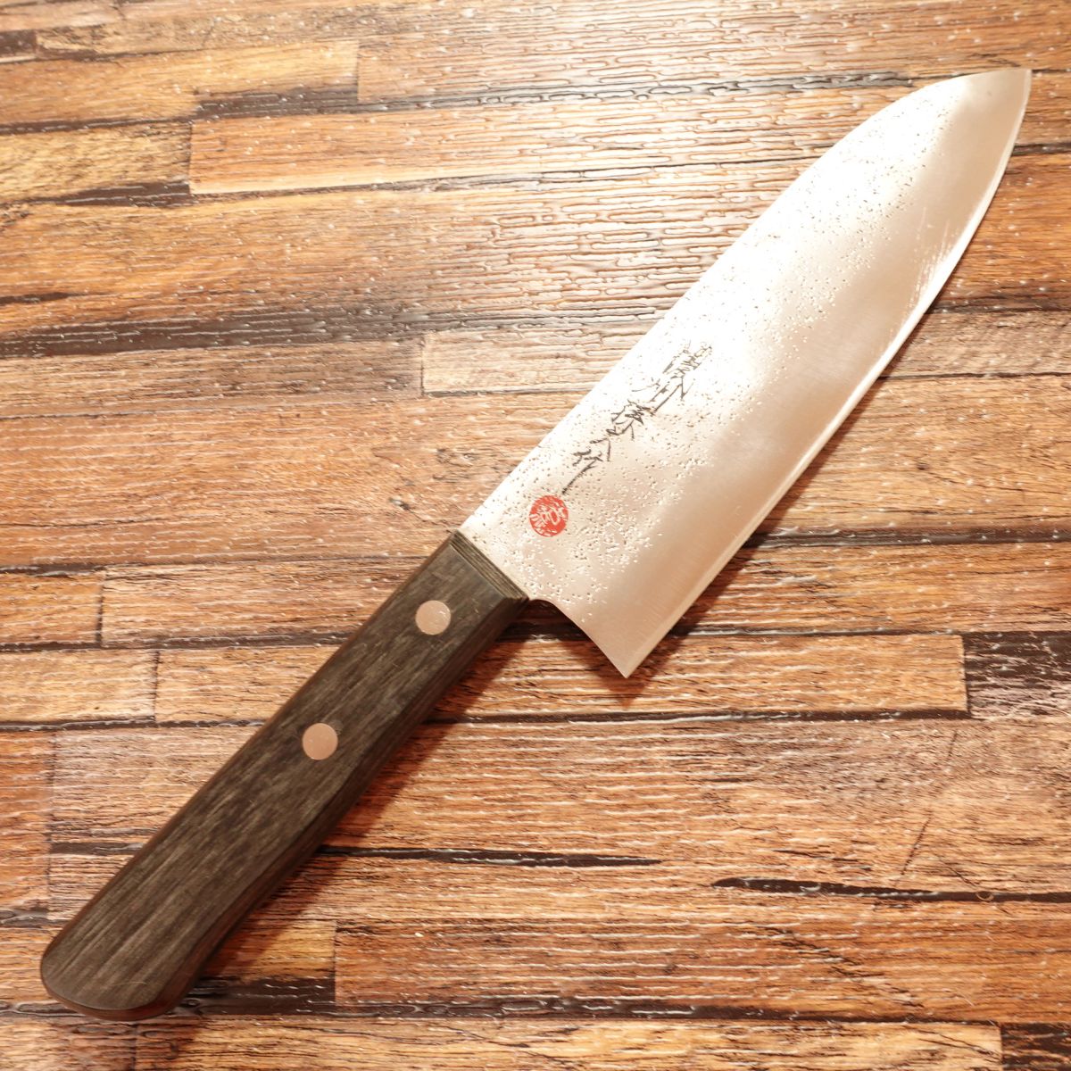 Noshu Magoroku Santoku Knife, Sharpened, Koryu, All-purpose Knife, Stainless Steel, Double-edged, Lightly Used