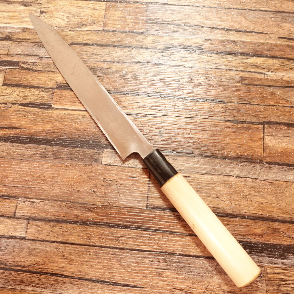 Sakai Tamanishiki Yanagiba Knife, Sharpened, Sashimi Knife, Lightly Used, With Name Engraving