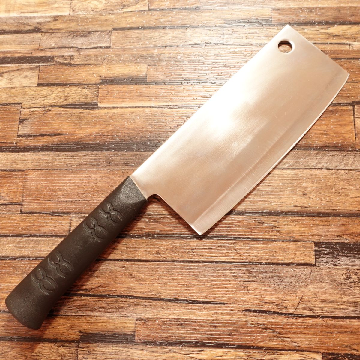 Seki Kanemura Chinese Cleaver, Sharpened, Stainless Steel, Double-edged, With Hook Hole