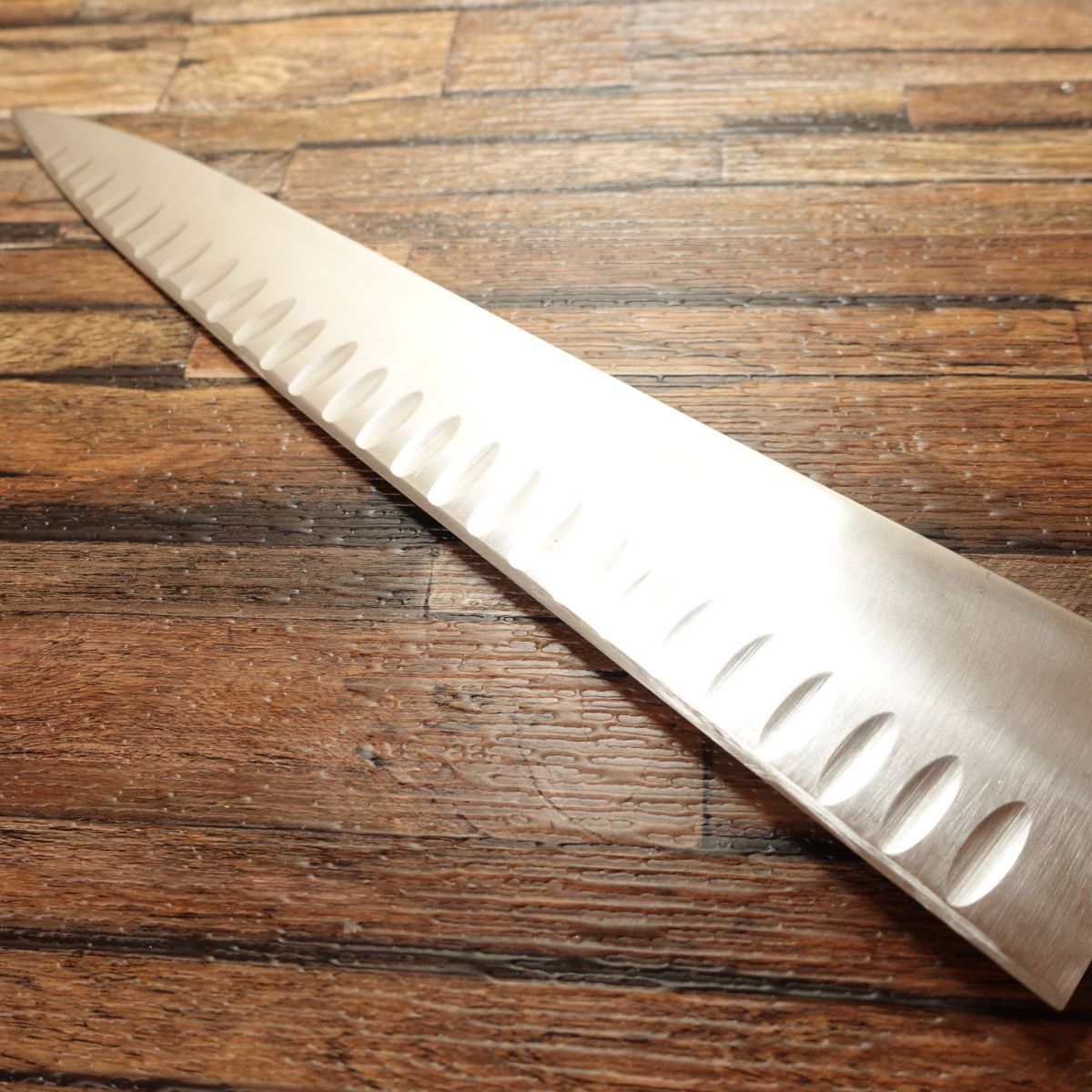 Engraving Faded Gyuto, Sharpened, Dimpled Finish, Sakai Ichimonji Mitsuhide? SWORD, Stainless Steel, Double-edged, All-purpose Knife