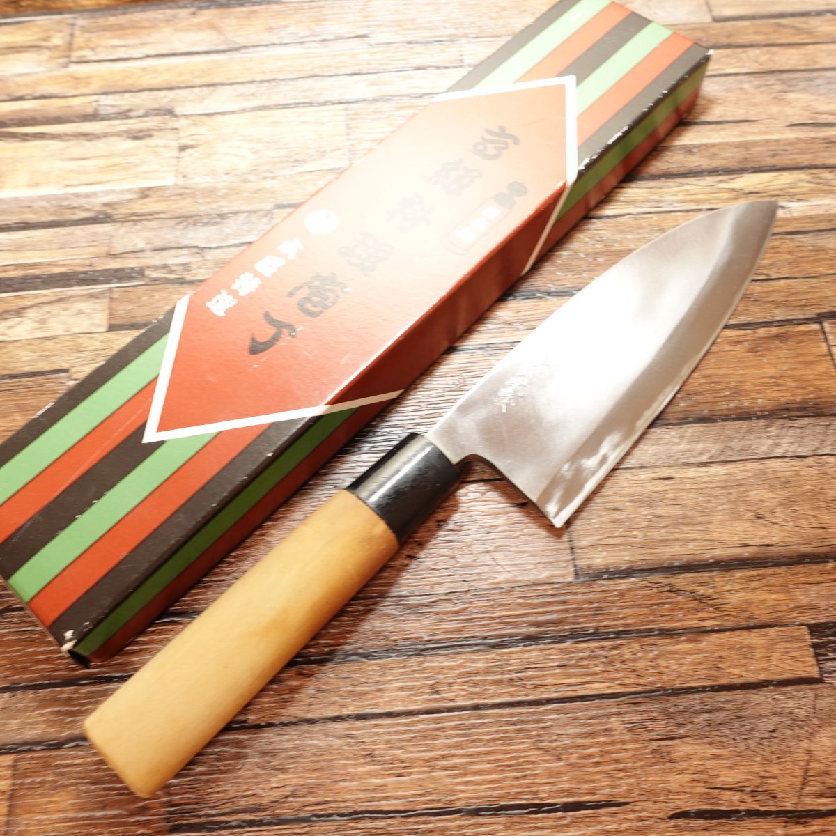 Utasada Kiya Deba Knife, Sharpened, 170mm, Nearly Unused, With Box