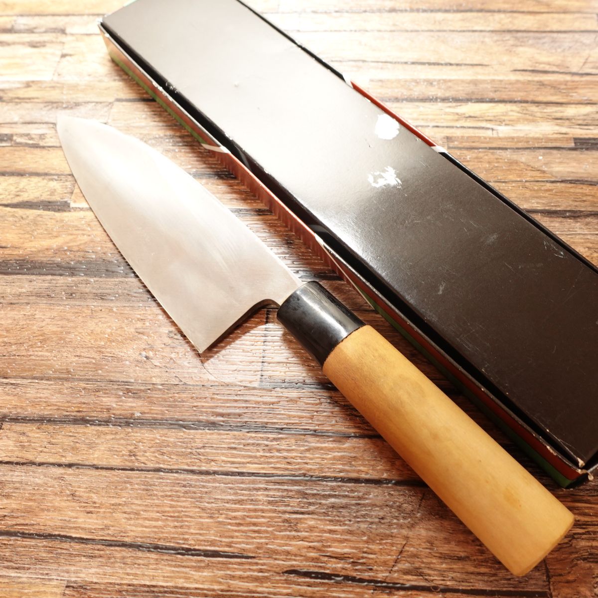 Utasada Kiya Deba Knife, Sharpened, 170mm, Nearly Unused, With Box