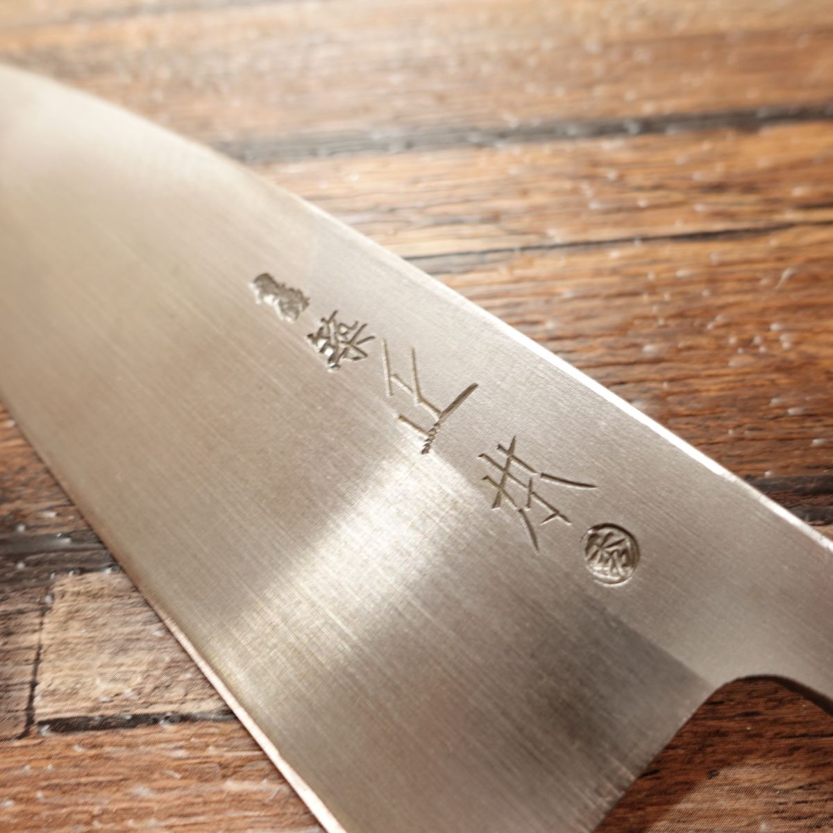 Tsukiji Masamoto Deba Knife, Sharpened, White Water Buffalo Horn Handle, With Wooden Sheath, Steel