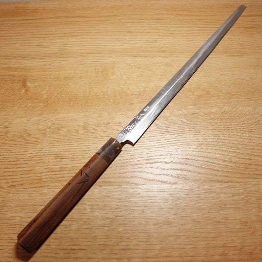 Masamoto Tako-hiki, Sharpened, Sashimi Knife, Water Buffalo Horn Handle, Hidemasa, Single-edged