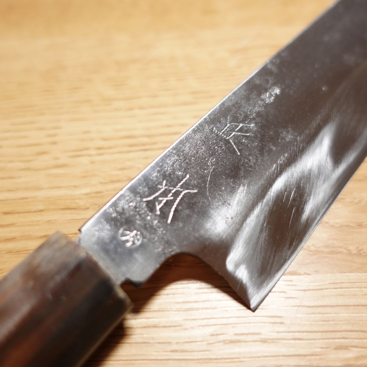 Masamoto Usuba Knife, Sharpened, Water Buffalo Horn Handle, Hidemasa, Single-edged, Japanese Knife, Nakiri