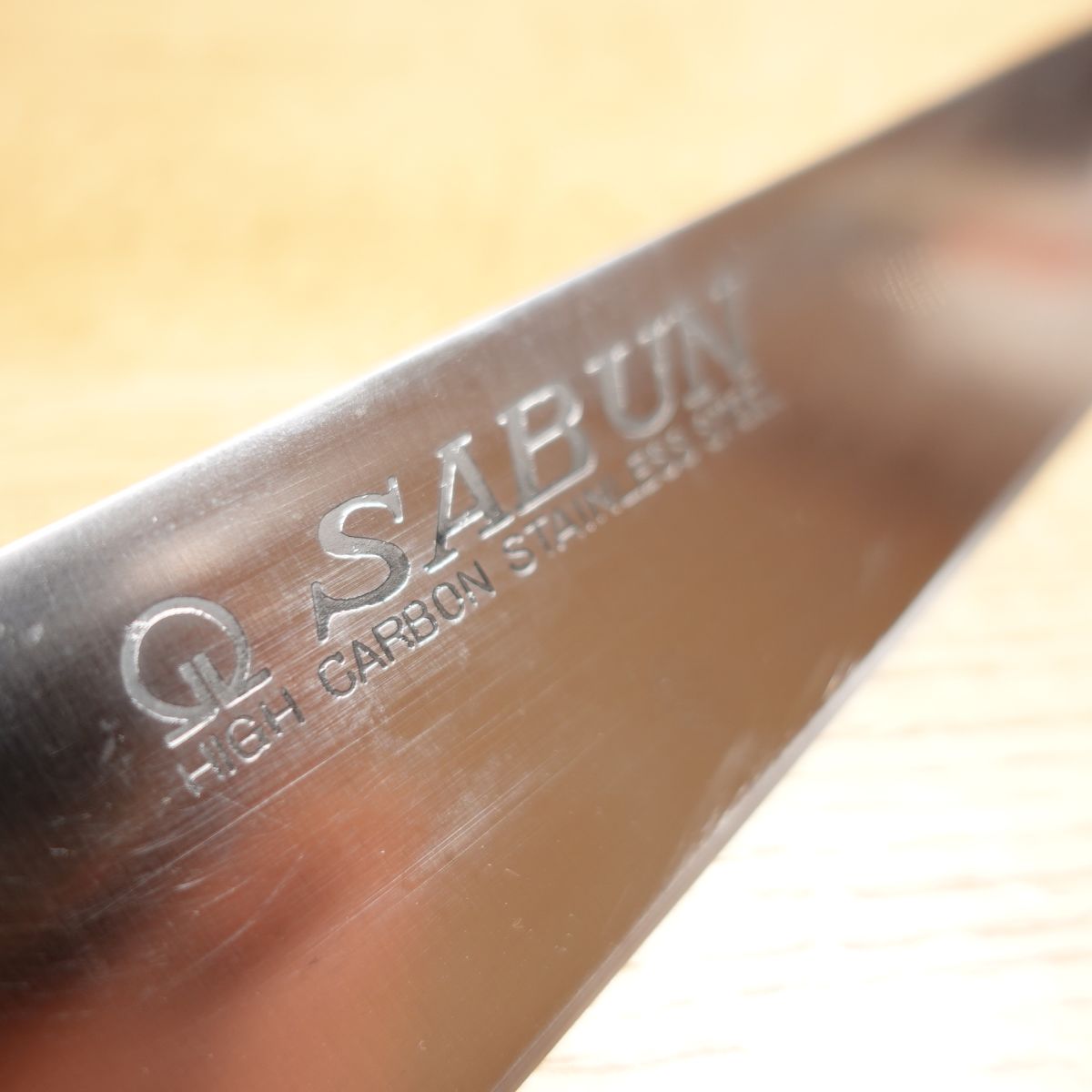 SABUN Gyuto, geschärft, Allzweckmesser, Edelstahl, einschneidig, schräg, Hobel, Sujihiki