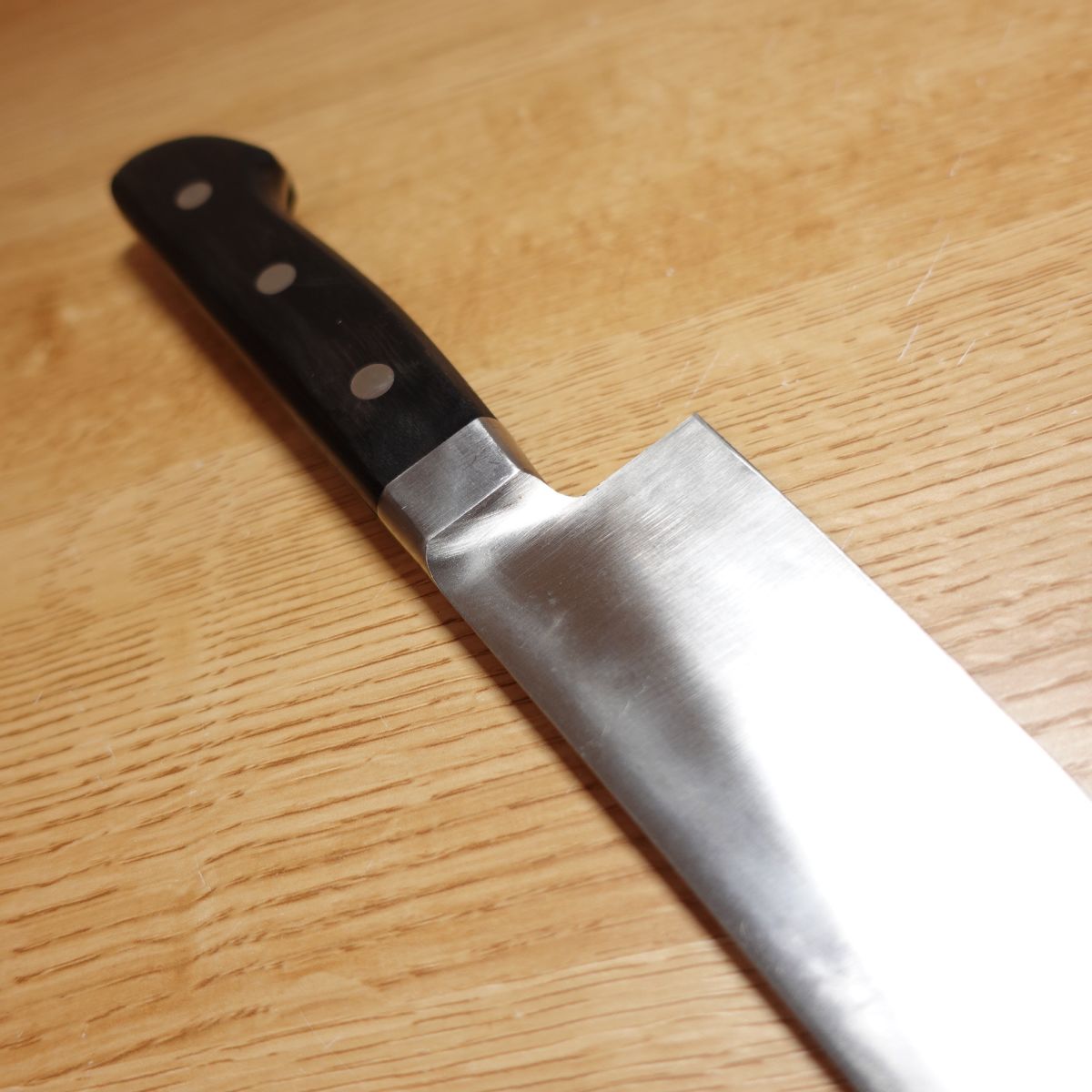 SABUN Gyuto, geschärft, Allzweckmesser, Edelstahl, einschneidig, schräg, Hobel, Sujihiki