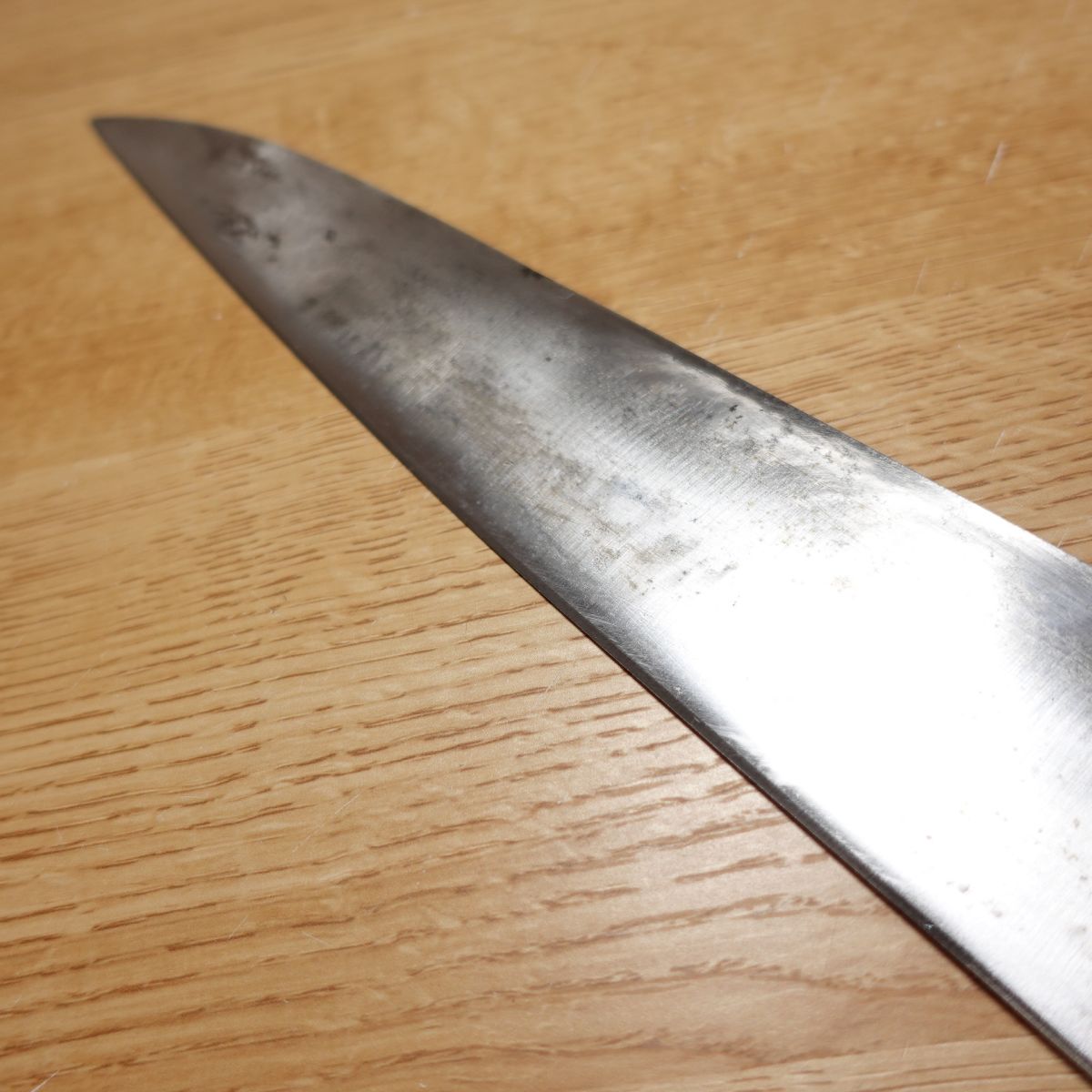 Munemasa Azuma Gyuto, aiguisé, couteau tout usage, 11 soleil, acier japonais, couteau occidental, à double tranchant