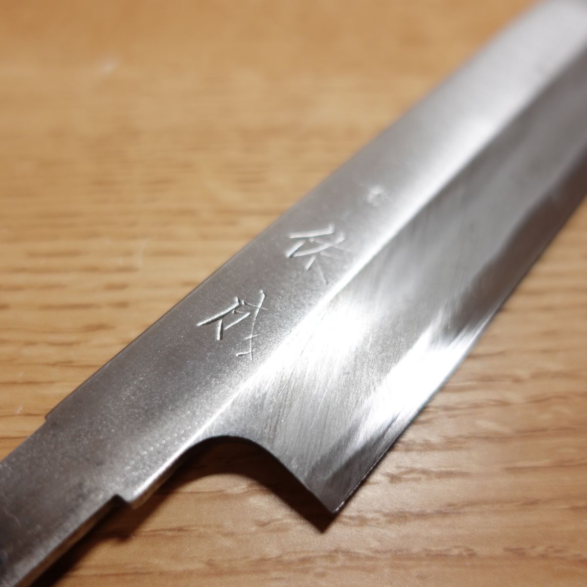 Sukenari Yanagiba Messer, geschärft, Sashimi-Messer, 1 Shaku, Griff aus Wasserbüffelhorn, einschneidig, Fugu-hiki, Yanagi, Stahl, handgeschmiedet