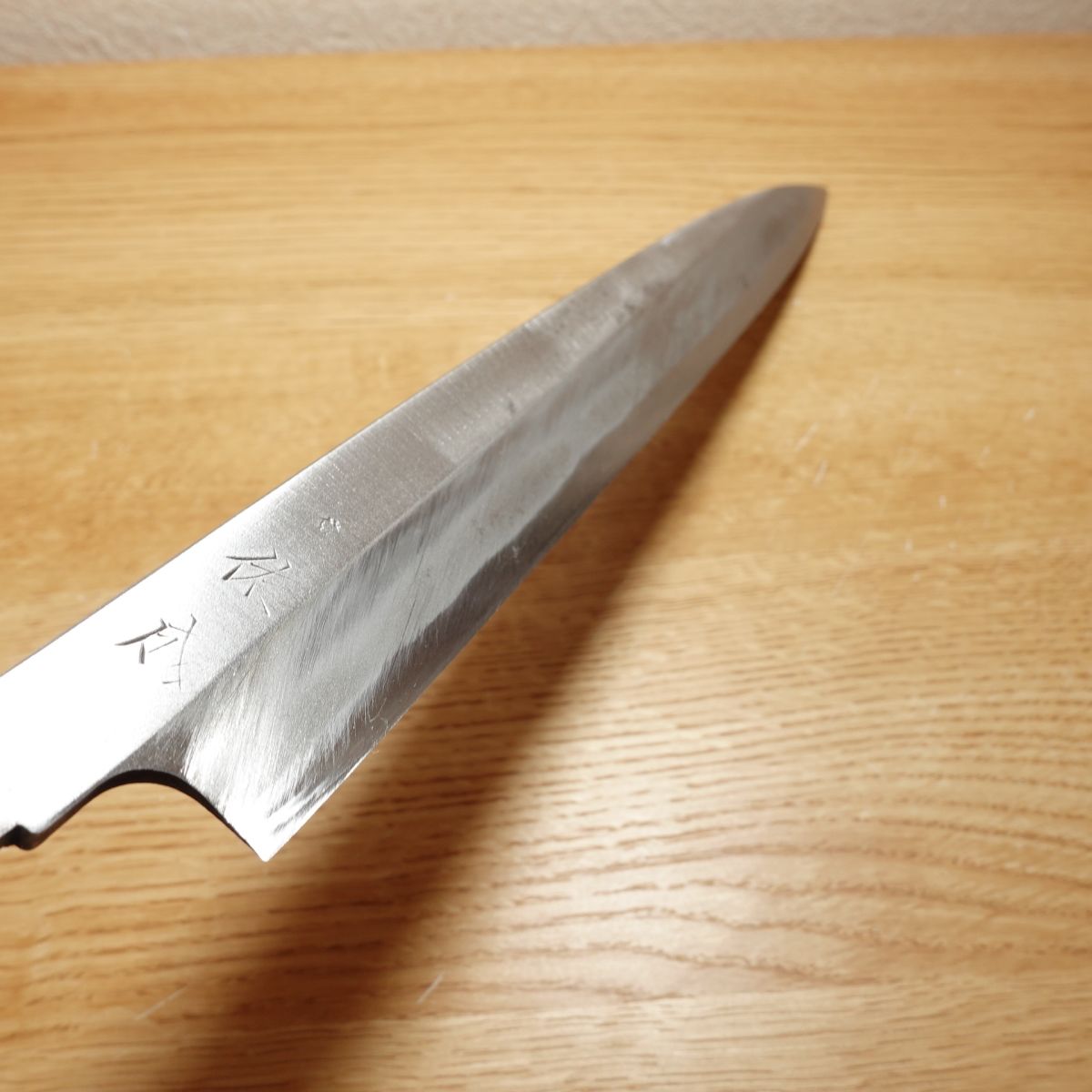 Sukenari Yanagiba Knife, Sharpened, Sashimi Knife, 1 Shaku, Water Buffalo Horn Handle, Single-edged, Fugu-hiki, Yanagi, Steel, Hand-forged