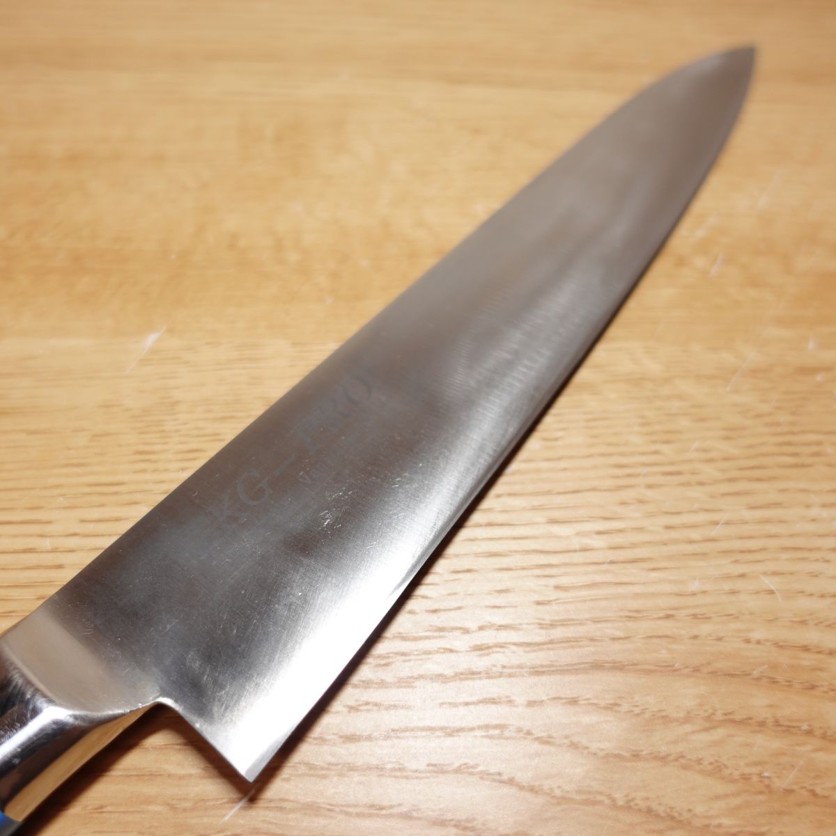 TKG-PRO Gyuto, geschärft, Allzweckmesser, 8 Sun, Edelstahl, Eco-Clean Antibakterielle Farbe Blau, Molybdän-Vanadium, zweischneidig, Endo Shoji