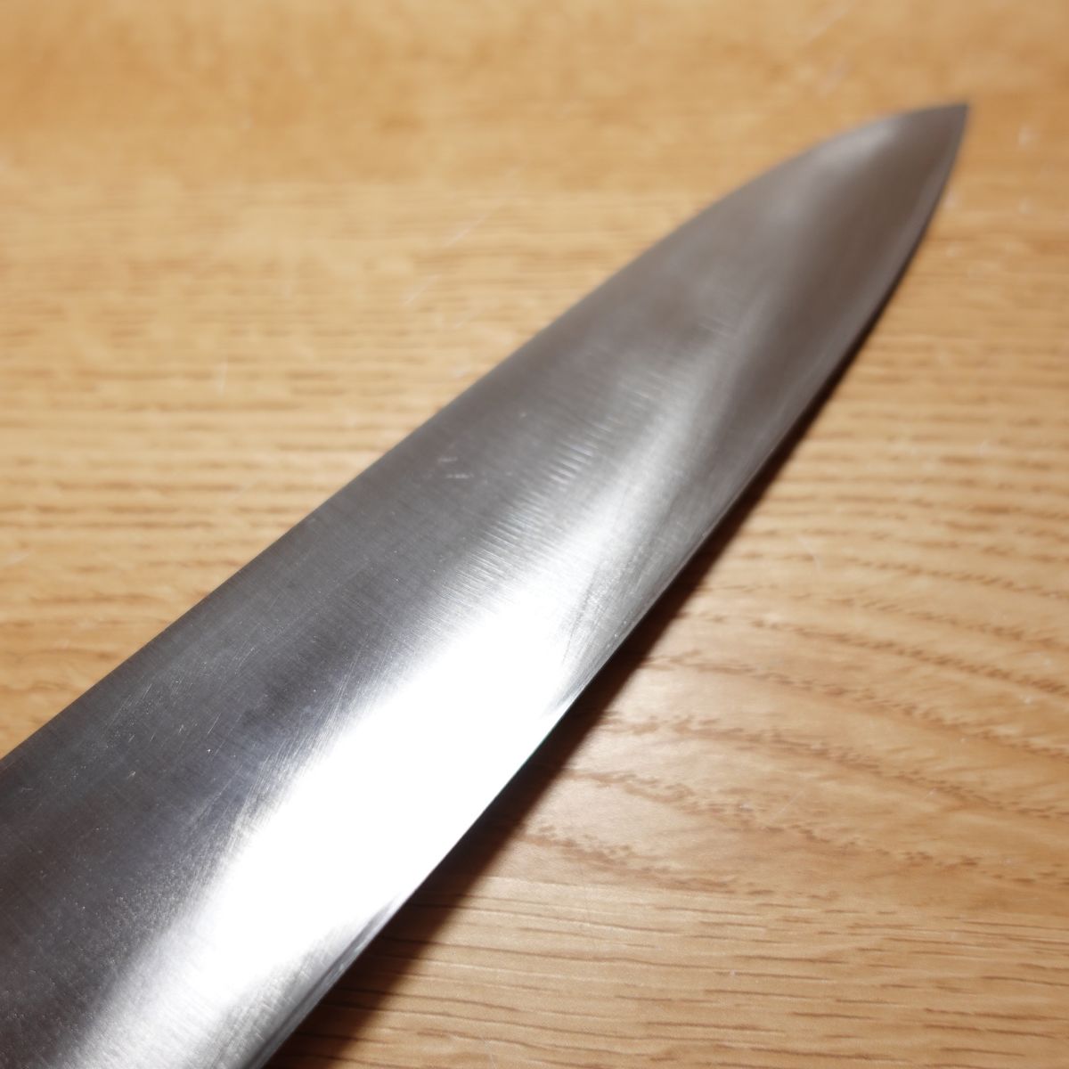 TKG-PRO Gyuto, Couteau aiguisé, tout usage, 8 Sun, Acier inoxydable, Eco-Clean antibactérien Couleur bleue, Molybdène Vanadium, Double tranchant, Endo Shoji